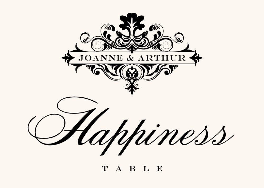 Tricky Tree Vintage Monogram Flourish Wedding Table Name Cards Documents and Designs